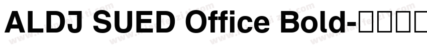ALDI SUED Office Bold字体转换